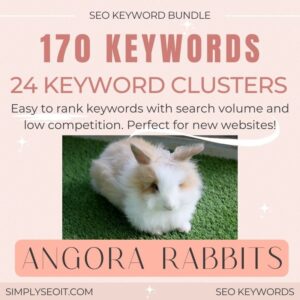 angora rabbits SEO keywords bundle