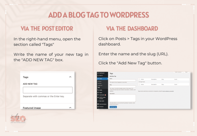 WHAT ARE BLOG TAGS? 10 THINGS BLOGGERS NEED TO KNOW - Simply SEO It!
